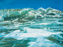 breaking wave oil painting 